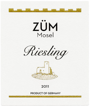 ZÜm Mosel Riesling label
